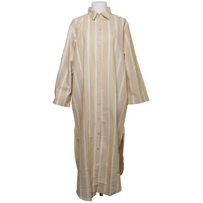 Robe chemise (Beige, Blanc) de Hängmatta Coton