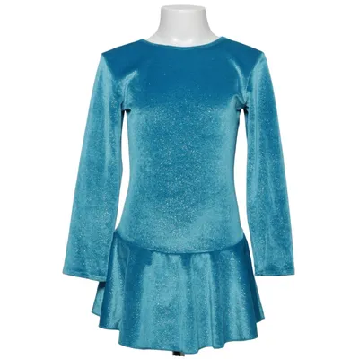 Figure skating dress (Blue) from Mondor Elastane, Polyester