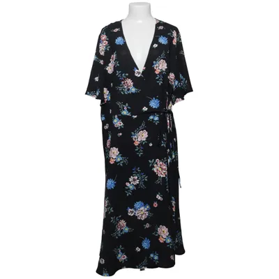 Wrap dress (Black, Multicolored) from Anna Field Curvy Polyester