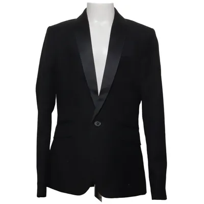 Smoking blazer (Zwart) van H&M Polyester, Viscose