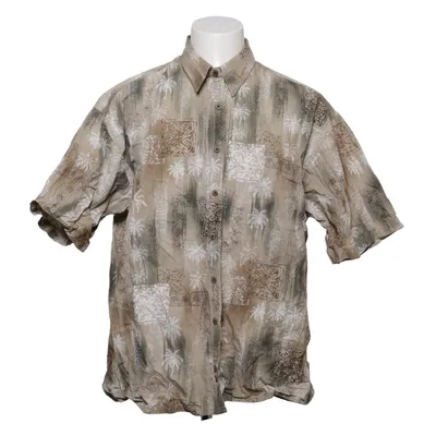 Korte mouwen shirt (Beige, Bruin) van Pierre Cardin Katoen