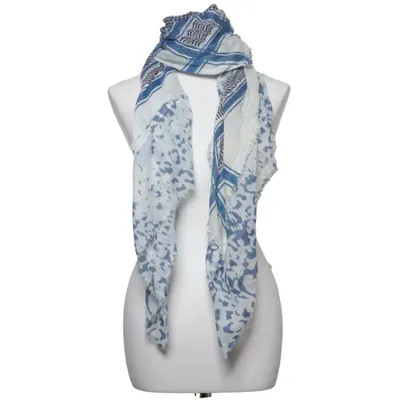 Sjaaltje (Blauw, Wit, Meerkleurig) van Maya Copenhagen Katoen, Polyester