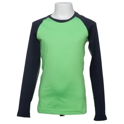 T-shirt à manches longues (Vert, Bleu) de Crane Kids Élasthane, Polyester