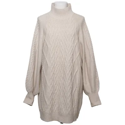 Turtleneck kjole (Beige) fra H&M Akryl, Polyester, Uld