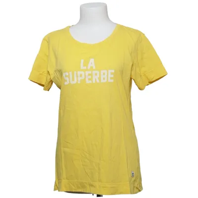 T-shirt (Geel) van Penn & Ink N.Y Katoen