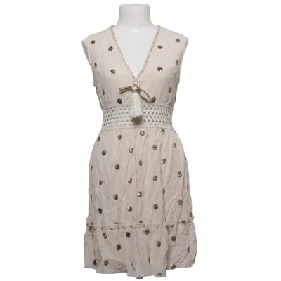 Robe (Beige) de Azaka Polyamide, Polyester, Viscose
