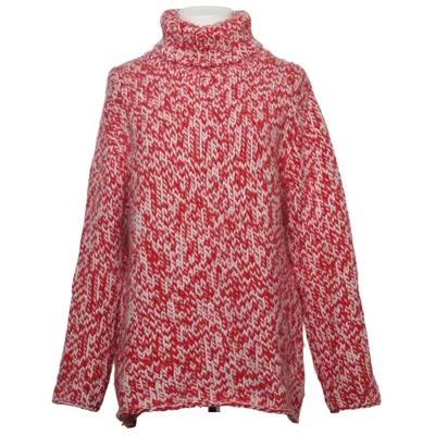 Polotröja (Röd, Vit) från Escada Sport Angora, Ull