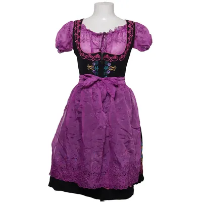 Dirndl (Lila, Svart, Flerfärgad) från Almenrausch Bomull