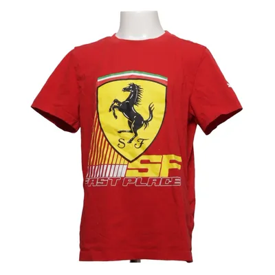 T-shirt (Rouge, Multicolore) de Puma x Ferrari Coton, Polyester