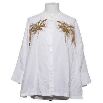 Blouse (White) from Essentiel Antwerp Acrylic, Cotton