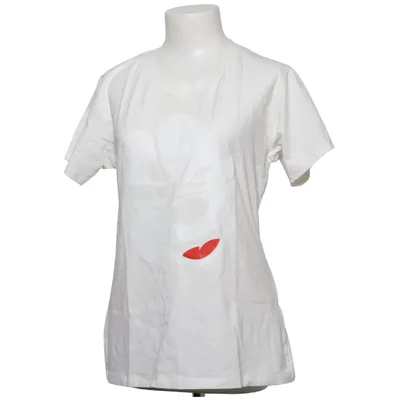 T-shirt (Blanc, Rouge) de SBS Coton, Élasthane