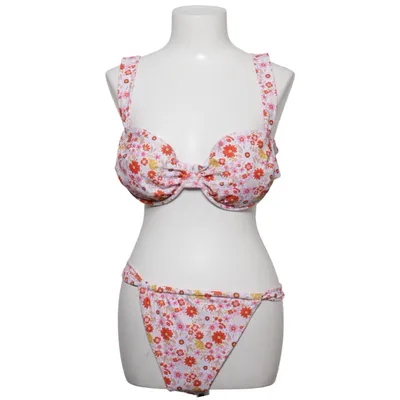 Bikini (Vit, Orange, Rosa) Elastan, Polyester