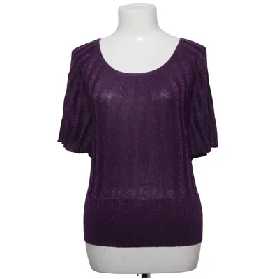 Top (Lila) van Anne L Metallvezel, Polyester, Viscose
