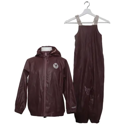 Vêtement imperméable (Rouge) de Wheat Polyester, Polyuréthane