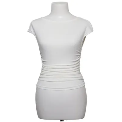 Top (Wit) van Divided by H&M Viscose, Elastaan