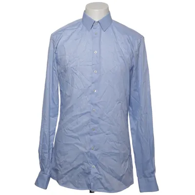 Shirt (Blauw) van Kuhn Maßkonfektion Katoen
