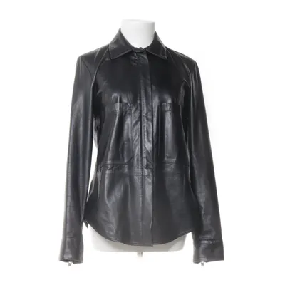 Leather jacket (Black) from Zara Woman Studio Leather