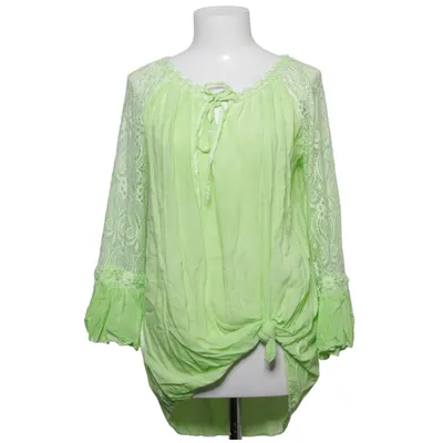 Bluse (Grøn) fra New Collection Elastan, Polyamid, Viscose