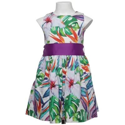 Robe (Blanc, Multicolore) de The Flagship Company Coton, Élasthane