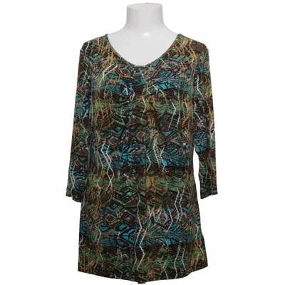 Haut (Vert, Bleu, Marron) de Couture Line Élasthane, Polyester
