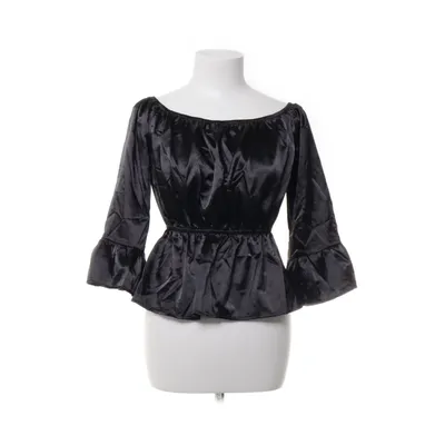 Peplum top (Zwart) van Moking Top