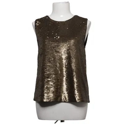 Top (Gold, Schwarz) von Massimo Dutti Elasthan, Polyester, Viskose
