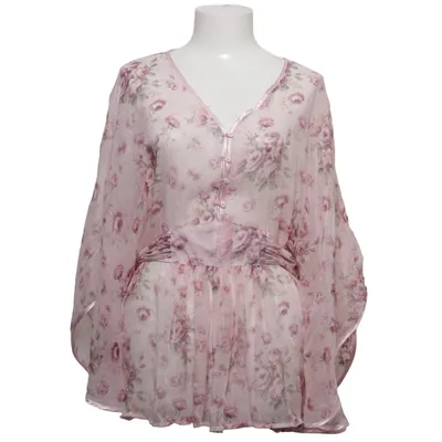 Bluse (Pink, Grøn) fra Great Rumors Polyamid, Polyester