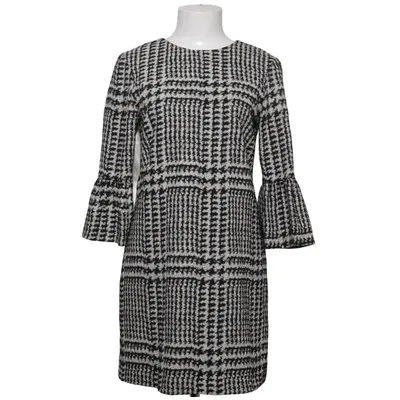 Jurk (Zwart, Wit) van Zara Woman Elastaan, Polyester, Viscose