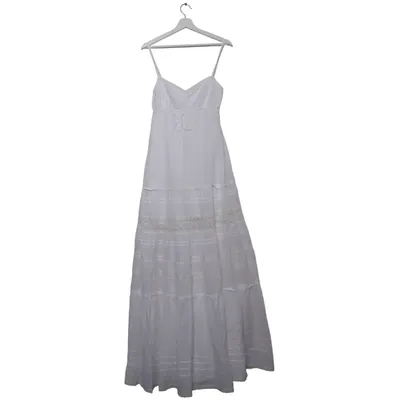 Maxi jurk (Wit) van H&M Conscious Collection Organisch katoen