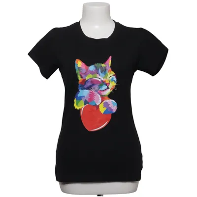 T-shirt (Noir) de SBS Coton, Élasthane