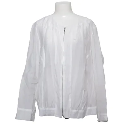 Blouse (Wit) van Sallie Sahne Katoen, Zijde