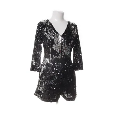 Jumpsuit (Zwart, Zilver) van Abiye Plus Elastaan, Viscose