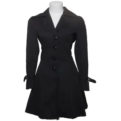 Trench-coat (Noir) de Chicstar Coton, Polyester