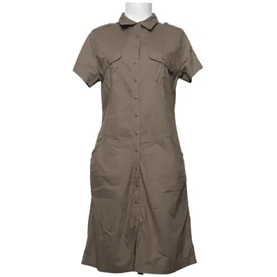 Shirt dress (Beige) from Flash Basic Cotton