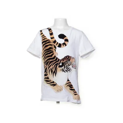 T-shirt (Wit, Meerkleurig) van Katie Scott x H&M Katoen, Polyamide, Polyester