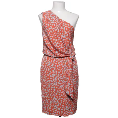 Klänning (Orange, Blå) från Diane von Furstenberg Elastan, Silke
