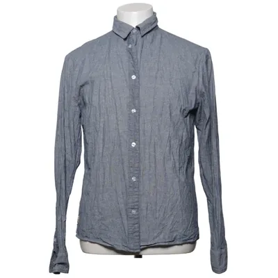 Chemise (Bleu) de RVLT Revolution Coton
