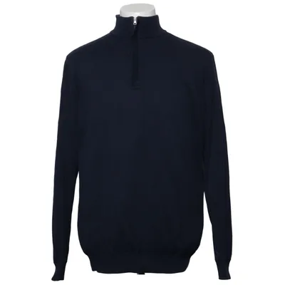 Pull-over (Bleu) de Ping Coton, Élasthane, Laine de mouton, Polyamide, Polyester