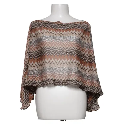 Poncho (Bruin, Beige, Meerkleurig) van Ester Elenora