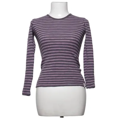 Long sleeve T-shirt (Purple) from Dilling Merino wool