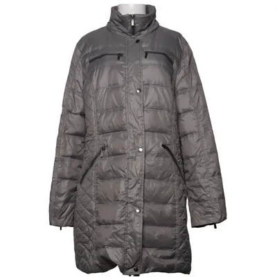 Doudoune longue (Gris) de Jeana Duvet, Plume, Polyamide
