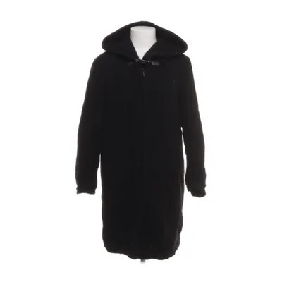 Coat (Black) from Flare Collection Cashmere, Polyester, Wool