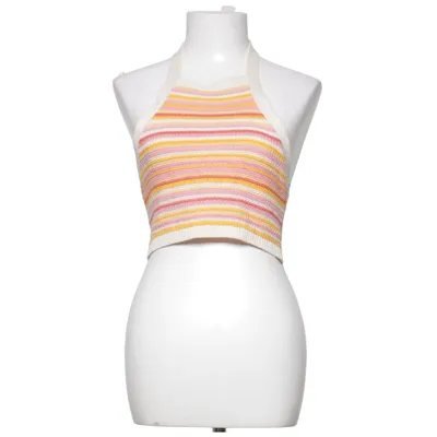 Haltertop (Beige, Meerkleurig) van Pacific Republic Pull & Bear