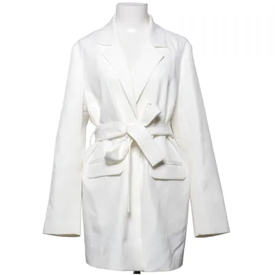 Blazer (Blanc) de M-KAE Élasthane, Polyester