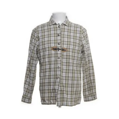 Flannel shirt (Green, White) from Julius Lang Cotton, Viscose