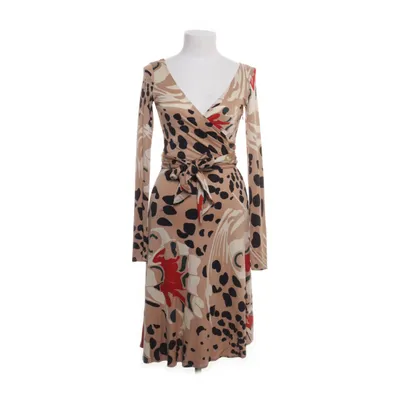 Wrap dress (Beige, Multicolored) from Issa London Silk