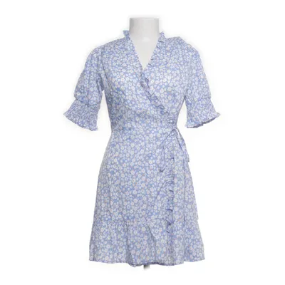 Omlottklänning (Blå, Flerfärgad) från Influence Polyester