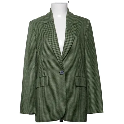 Blazer (Grøn, Sort) fra Edited Elastan, Genanvendt polyester, Viscose