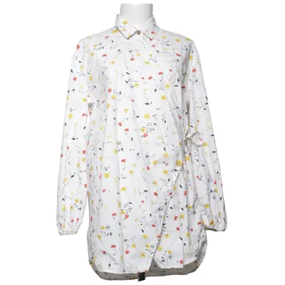 Bluse (Hvid, Flerfarvet) fra Ganni Bomuld