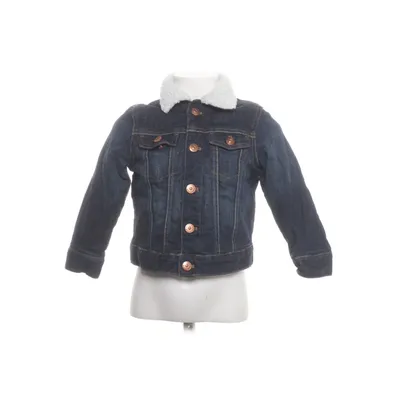 Fodrad jeansjacka (Blå, Vit) från &Denim by H&M Bomull, Elastan, Pälsimitation, Polyester